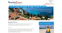 Desktop Screenshot of bespokefrance.com