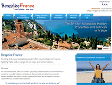 Tablet Screenshot of bespokefrance.com